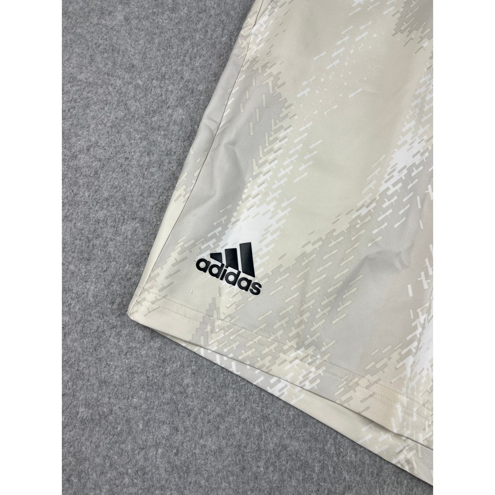 Adidas Shorts Mens 2XL Beige Primeblue Graphic Athletic H31377 - Picture 2 of 8